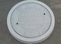 水泥井盖展示